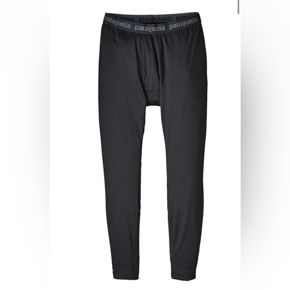 Patagonia Men's Capilene® Midweight Bottoms Size Large Baselayer Black 44486 - Picture 1 of 10